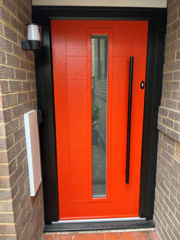 orange composite door
