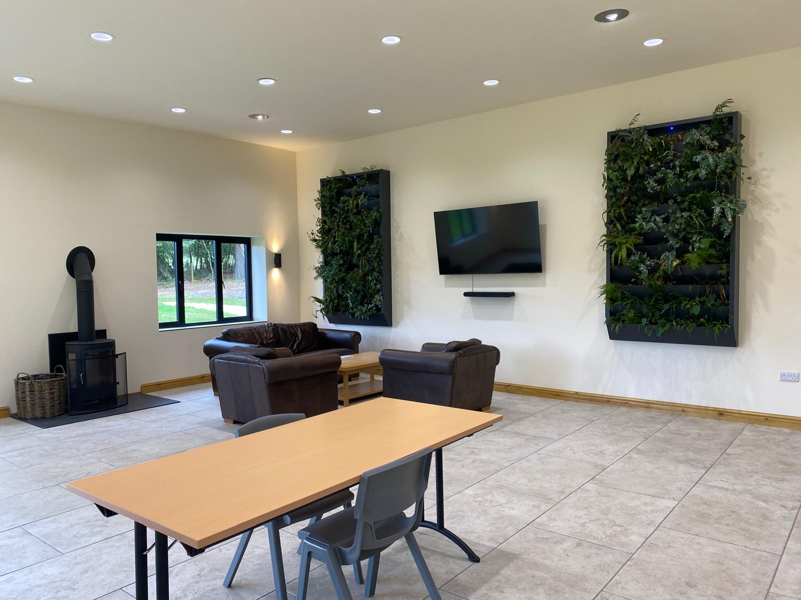 black aluminium Windows and Doors for Peat Rigg Outdoor Centre