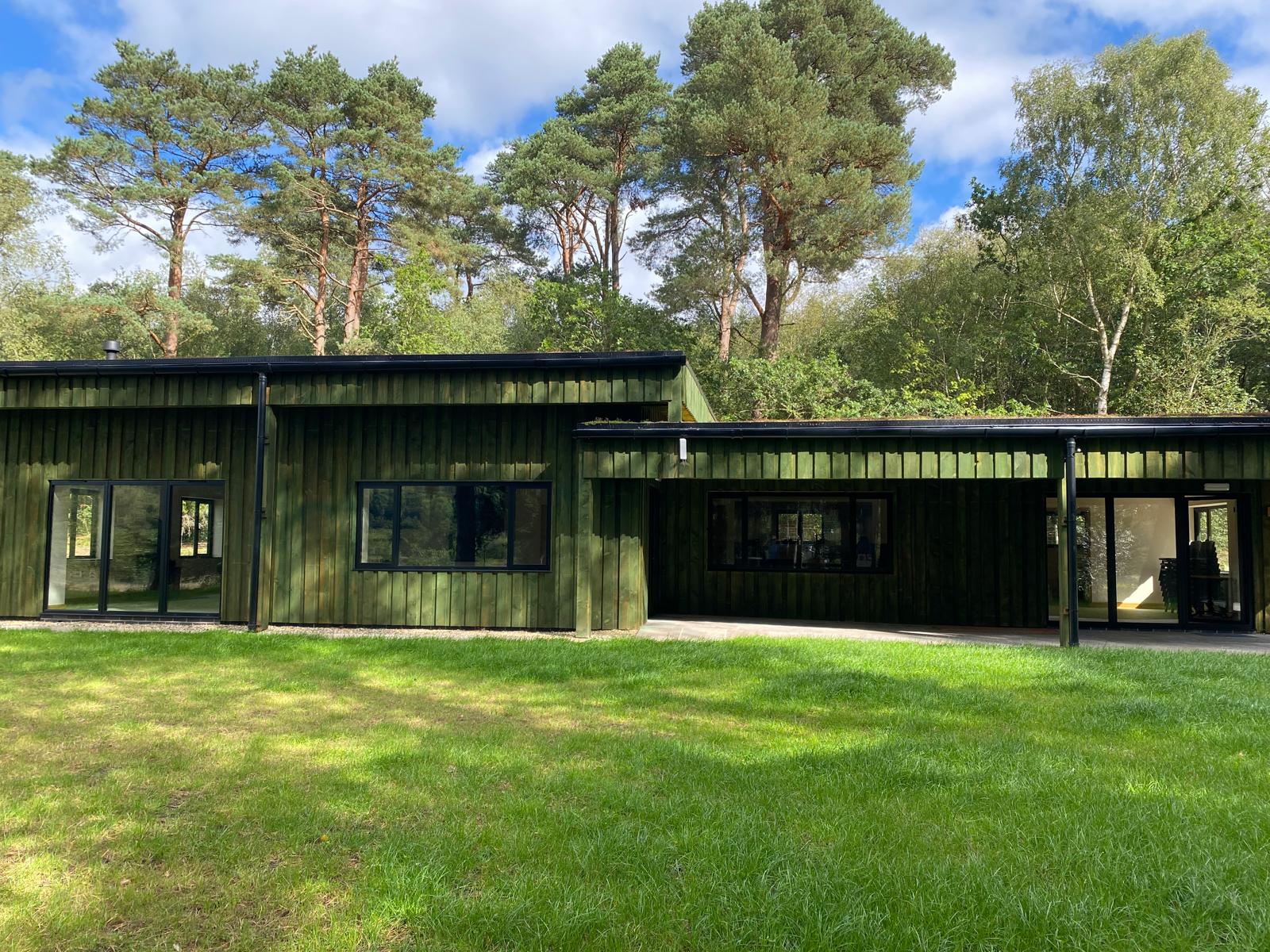 black aluminium Windows and Doors for Peat Rigg Outdoor Centre
