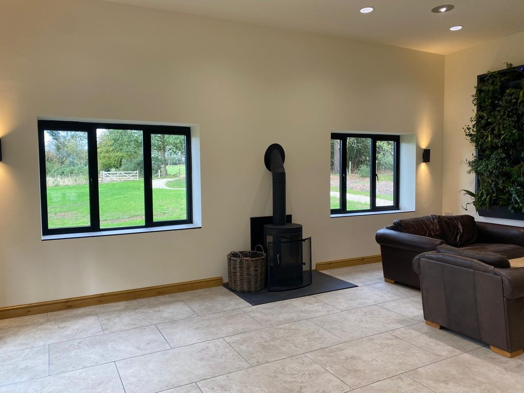 black aluminium Windows and Doors for Peat Rigg Outdoor Centre